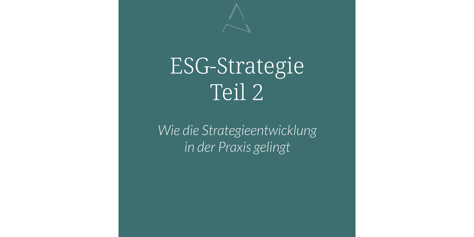 ESG-Strategieentwicklung in der Praxis, ESG-Strategieentwicklung, Wesentlichkeitsanalyse branchenspezifisch, ESG-Beratung mittelständische Unternehmen