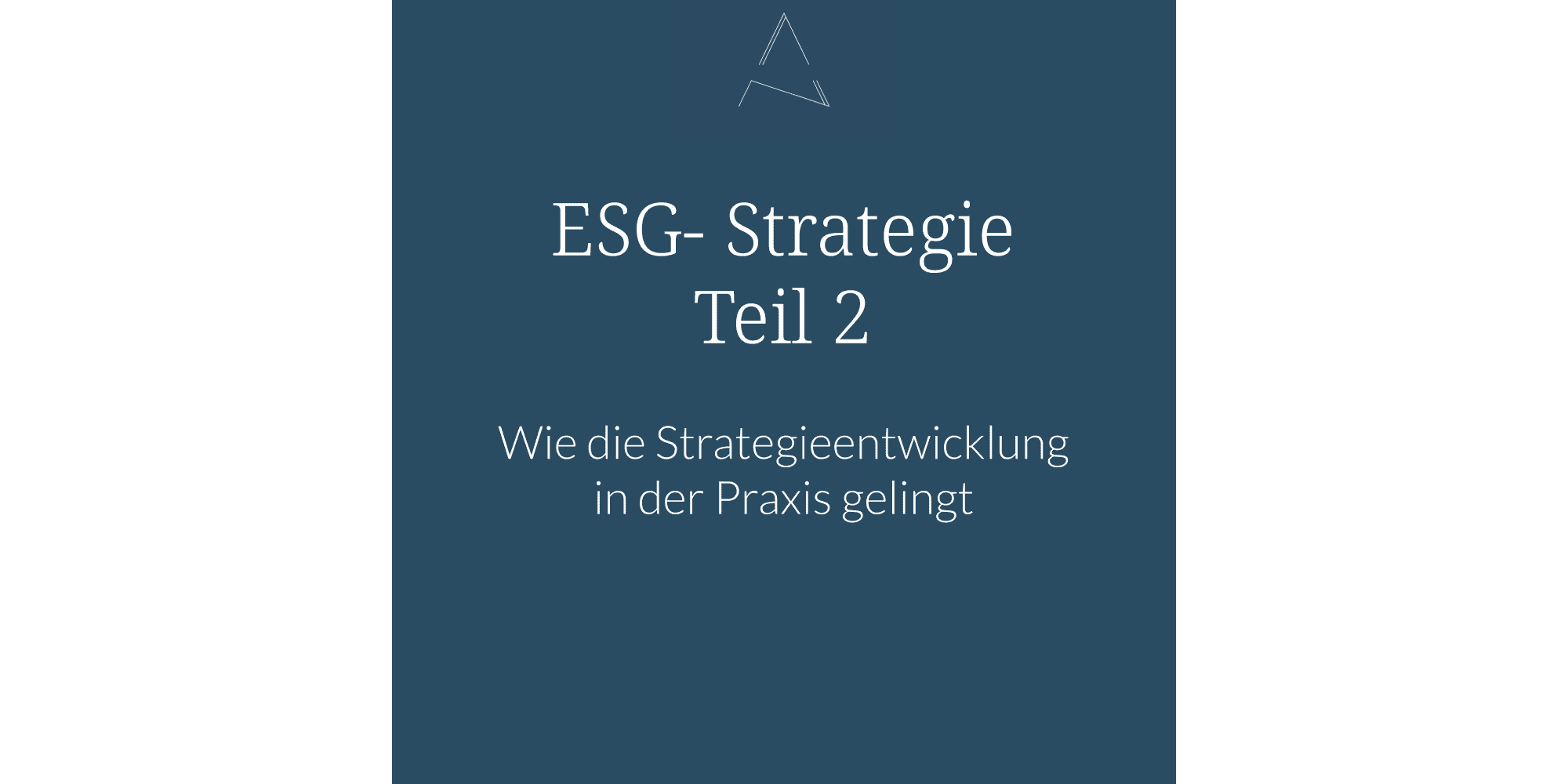 ESG-Strategieentwicklung in der Praxis, ESG-Strategieentwicklung, Wesentlichkeitsanalyse branchenspezifisch, ESG-Beratung mittelständische Unternehmen