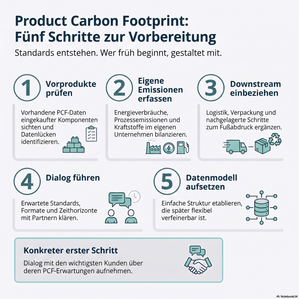 Product Carbon Footprint: Was Unternehmen künftig von ihren Lieferanten erwarten Ahold Delhaize, einer der größten Lebensmittelhändler Europas, beginnt ab 2026 von Branchendurchschnitten schrittweise auf produktspezifischen CO₂-Daten umzustellen. Der angegebene Grund ist: Durchschnittswerte zeigen nicht, wo die echten Hebel liegen. Für Zulieferer aus dem Mittelstand bedeutet das eine neue und genauere Art von Datenabfrage. Daher kann es zielführend sein, sich mit dem Product Carbon Footprint der eigenen Produkte zu beschäftigen.
