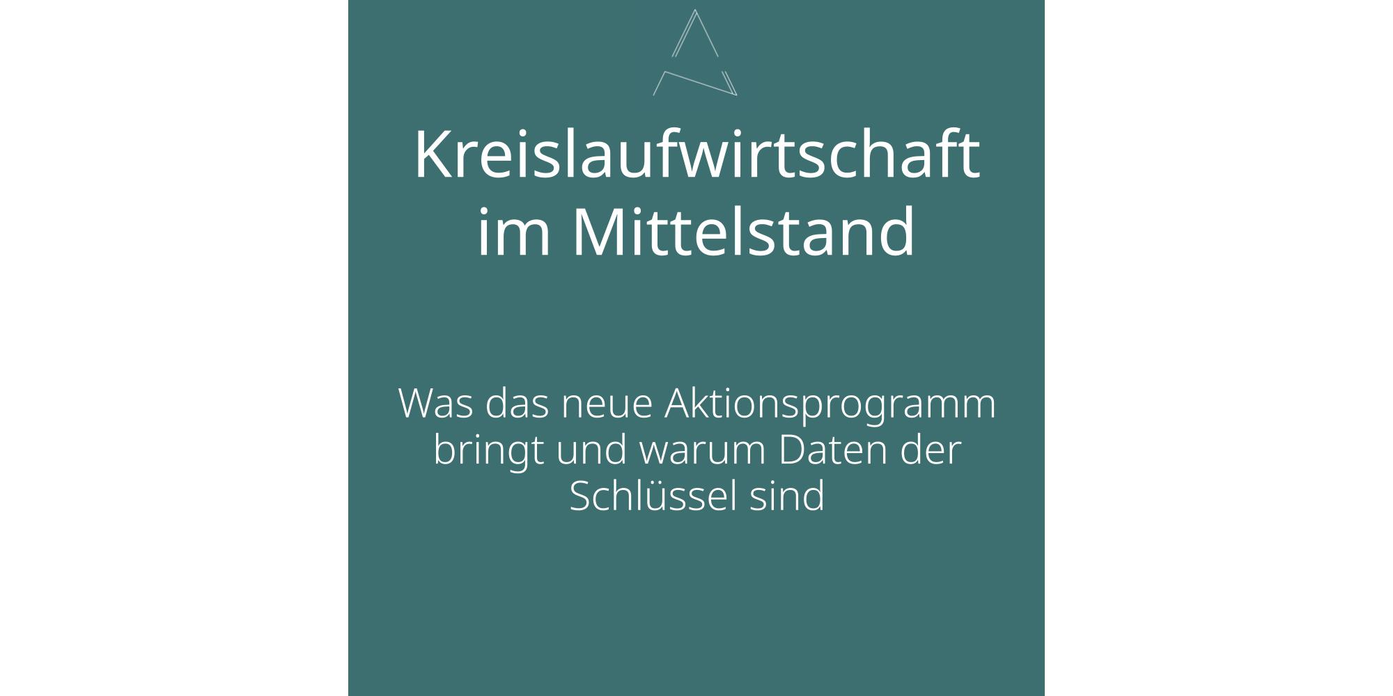 Kreislaufwirtschaft betrifft den deutschen Mittelstand inzwischen aus mehreren Richtungen gleichzeitig. Die EU-Verpackungsverordnung PPWR verlangt ab August 2026 Daten zu Materialzusammensetzung, Recyclingfähigkeit und Rezyklatanteilen (LINK Blog PPWR). Der Digitale Produktpass (DPP), ein standardisierter elektronischer Datensatz, der Informationen zu einem Produkt über dessen gesamten Lebenszyklus bündelt, wird über die EU-Ökodesignverordnung für immer mehr Produktgruppen verpflichtend. Und beim Nachhaltigkeitsreporting bildet Kreislaufwirtschaft im ESRS (Ressourcennutzung und Kreislaufwirtschaft) und auch im freiwilligen VSME-Standard einen eigenen Themenbereich