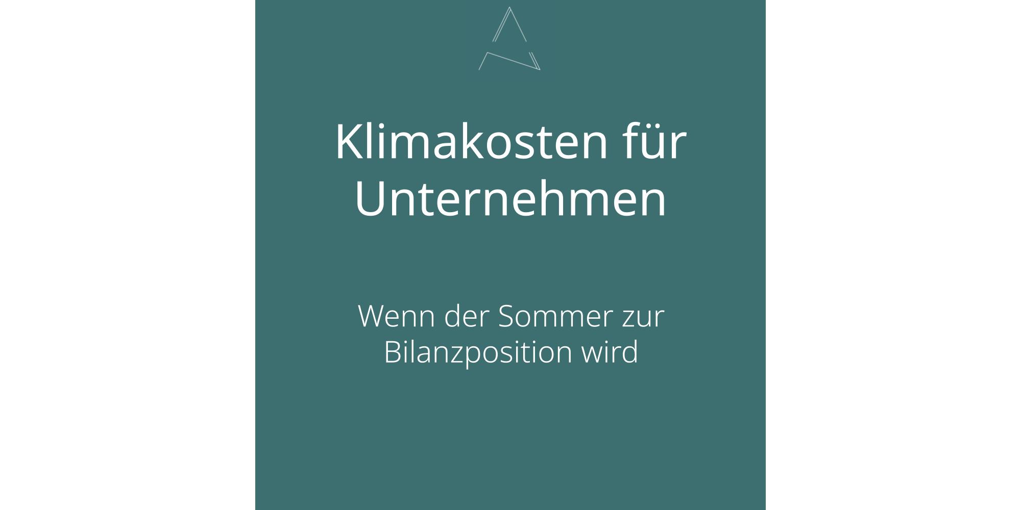 Der Sommer 2026 zeigt, wie Klimafolgen auf den Ertrag durchschlagen. Ein einzelner Hitzetag ab 30°C kostet die deutsche Wirtschaft 431 Millionen Euro, vor allem durch sinkende Produktivität, die in keiner Krankenstatistik auftaucht [1]. Die Rückversicherer beziffern den globalen Gesamtschaden durch Naturkatastrophen im ersten Halbjahr 2026 auf 100 Milliarden US-Dollar, von dem nur 42 Prozent versichert waren [2]. Und die aktuelle Niedrigwasserlage am Rhein drückt die Industrieproduktion im Einzugsgebiet bereits messbar [3]. Für den Mittelstand sind das keine abstrakten Zahlen: Sie erreichen Unternehmen über Logistikkosten, Energiepreise, Versicherungsprämien und Kreditkonditionen. Dieser Beitrag ordnet die Zahlen ein und zeigt, über welche Kanäle Kosten in mittelständischen Unternehmen ankommen.